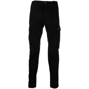 C.P.컴퍼니 로고 패치 테이퍼드 카고 팬츠