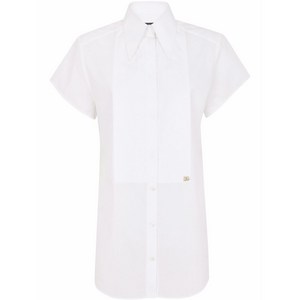 돌체앤가바나 DG 로고 포플린 셔츠, 화이트계열, Italy 38(KR 33)