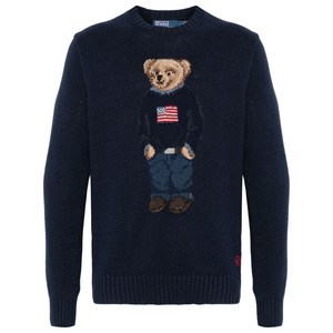 폴로랄프로렌 플래그 베어 스웨터, 블루계열, Standard XXL(KR 115)