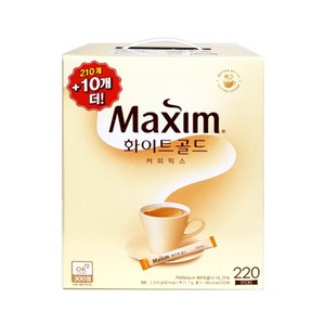 맥심 화이트골드 커피믹스 220T, 1개, 220개입, 11.7g