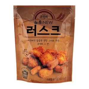 추억의 뉴우 러스크 80gX6봉 간식 에너지보충 바삭함 고소함 달콤함 든든함, 80g, 6개