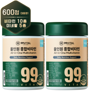 99바이탈 올인원 종합비타민, 300정, 2개