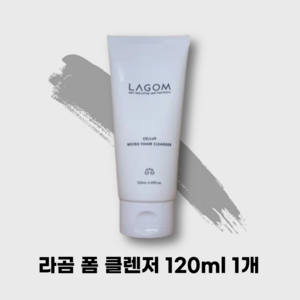 라곰 셀럽 마이크로 폼클렌저 LAGOM CELLUP MICRO FOAM CLEANSER, 120ml, 1개