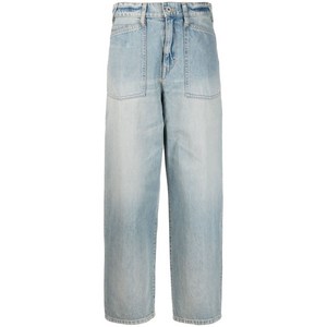 겐조 와이드 크롭 진, 블루계열, Waist (in) 29(KR 74)