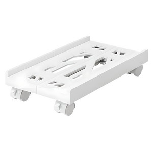 RUN기술 컴퓨터 본체 받침대 PC 이동식 선반