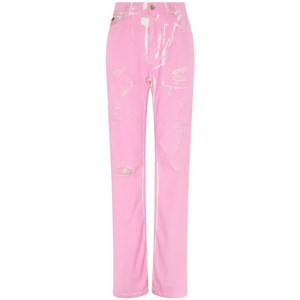 돌체앤가바나 디스트레스드 디테일 데님 진