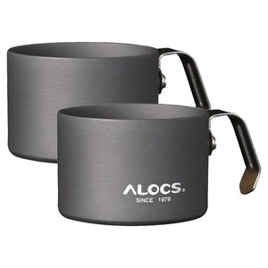 알록스 아웃도어 커피 컵 TW-426 160ml, Gray, 2개