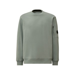 C.P.컴퍼니 지퍼 포켓 코튼 스웨트셔츠, 그린계열, Standard XL