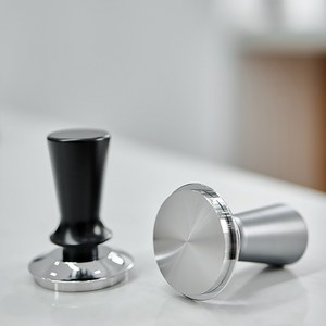 프리즈마 보정 정압 커피 탬퍼 58mm 스프링 푸쉬 포스 탬퍼, 1개, 그레이