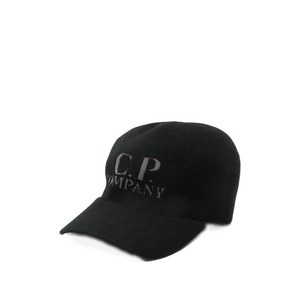 C.P.컴퍼니 인타르시아 로고 캡 모자, M(KR 600), 블랙계열