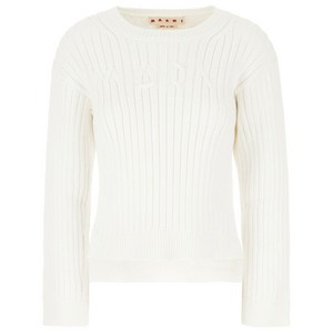 마르니 코튼 혼방 스웨터, 화이트계열, Italy 44(KR 66)