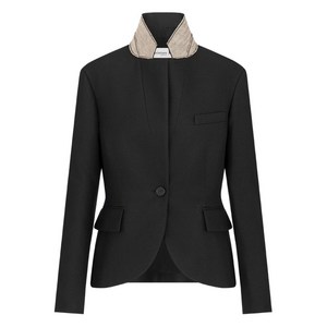 디올 하이 칼라 슬림 핏 재킷