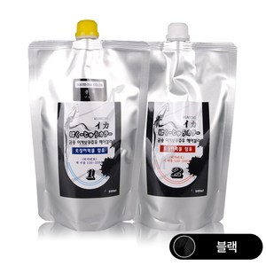 뉴겐/금송 이카보쿠쥬우 헤어 칼라/오징어먹물/500ml, 블랙, 1개