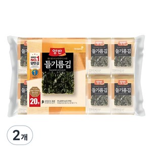 동원 양반 들기름 도시락김, 90g, 2개