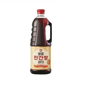 샘표 진간장 금 F3, 1.7L, 3개