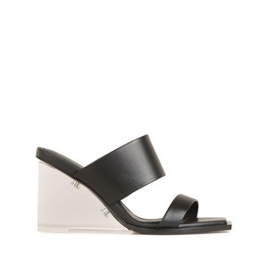 알렉산더맥퀸 가죽 뮬 75mm, Italy 36.5(KR 235), 블랙계열