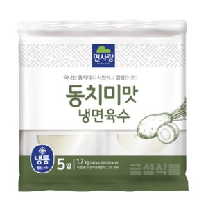 면사랑 동치미맛냉면육수 340g 30개 1박스, 1.7kg, 6개