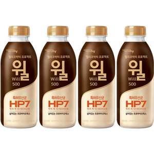 에치와이 헬리코박터 프로젝트 윌 오리지널 에코, 500ml, 4개