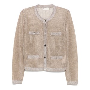 토리 버치 켄드라 메시 가디건, 베이지계열, Standard XL(KR XXL)