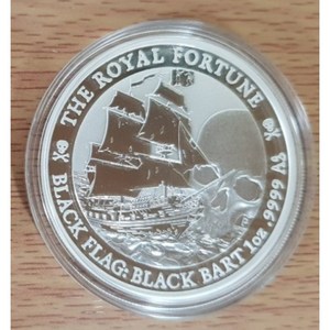 투발루 해적선(Blackflag) 시리즈 은화 2020년 로열 포춘호(The Royal Fortune)