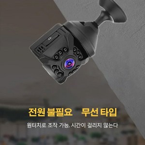 초미니 1080P 무선 카메라 핸드폰 연결 실내 감시카메라, 1개