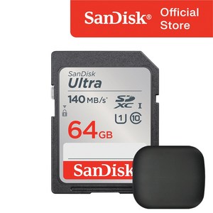 샌디스크 울트라 SD카드 카메라 메모리 + 파우치 패키지