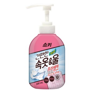 소키 간편한 속옷 울 중성세제 본품, 500ml, 1개