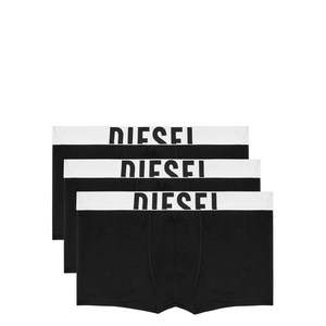 디젤 데미안 D팝 40 복서 브리프 3팩 세트, 블랙계열, Standard L