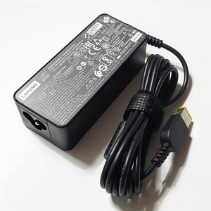 레노버 노트북 충전기 20V 2.25A 45W 연결잭 사각 USB 타입 슬림팁, ADLX45DLC3A, 1개