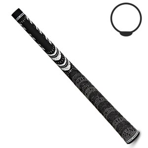 빈틈없이 단단이 골프 RIP 립 반실 골프채 그립 천연고무 코팅실첨가 아이언 드라이버 우드 사용가능, 1개, 블랙