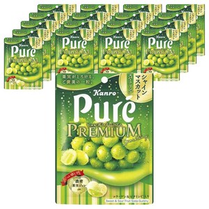 칸로 퓨어 프리미엄 샤인 머스캣 스파클링 스위트 & 사워 프루트 소다 구미, 54g, 18개