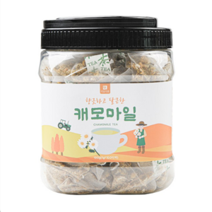 미세플라스틱 없는 생분해필터 미담식품 캐모마일 차 삼각티백, 100개입, 1g, 1개