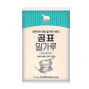 곰표 밀가루 중력다목적용, 3kg, 2개