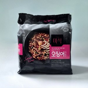더미식 오징어라면 130g, 12개, (4개입 X 3팩)
