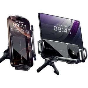 Essager 갤럭시 Z폴드 5/6 호환 15W 핸드폰 차량용 고속 무선충전 거치대