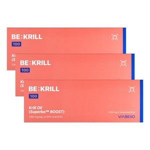 비아벨로 비크릴 100 인지질 프리미엄 크릴오일 다이어트 건강기능식품, 15정, 3박스