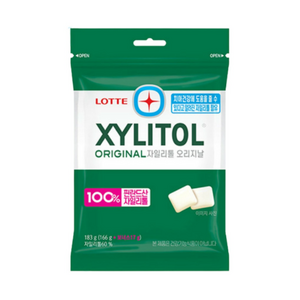 롯데자일리톨 오리지날 껌 리필, 183g, 2개