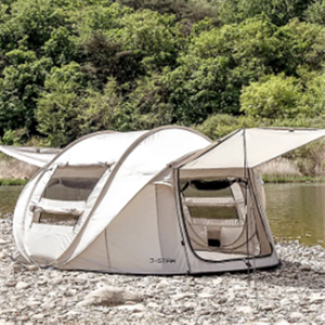 폴라리스 제이스타 팝업 원터치 텐트, 3~4인용, 웜그레이