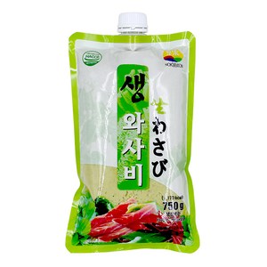 [아이스박스포함]녹미원 생와사비(생) 750g 고추냉이, 1개