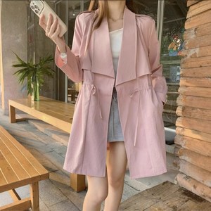 Cwadun 여성 조임끈 캐주얼 바람막이 재킷