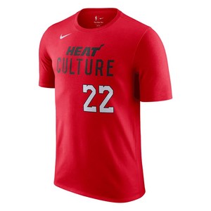 나이키 NBA 지미 버틀러 히트 24/25 시티 에디션 N&N 티셔츠, 레드계열, Standard XL(KR 110)
