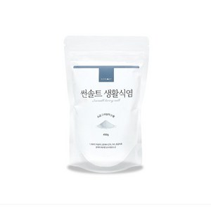 썬솔트 생활식염 450g 국내산 명품 용융 소금 순도 99.9%, 1개