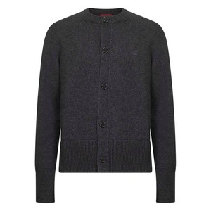 구찌 버튼 인터로킹 로고 자수 가디건