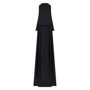 톰포드 홀터넥 실크 맥시 드레스, 블랙계열, Italy 36