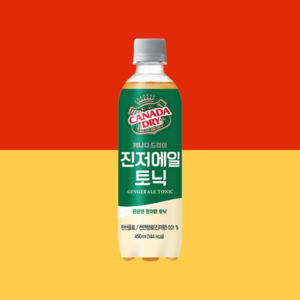 진저에일 토닉워터 시원한 450ml 12개