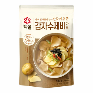 백설 감자수제비가루, 500g, 4개