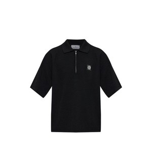 스톤 아일랜드 집업 폴로 셔츠, 블랙계열, Standard S(KR 90)