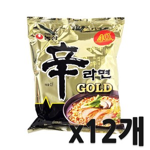 신라면 골드 125g, 12개, (4개입 X 3팩 X 1박스)