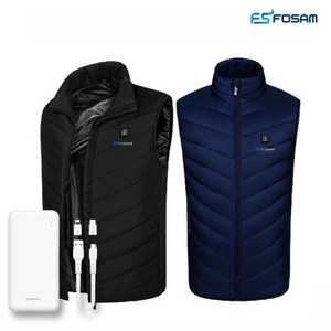 포샘 USB 배터리충전식 보온 발열조끼 V-200