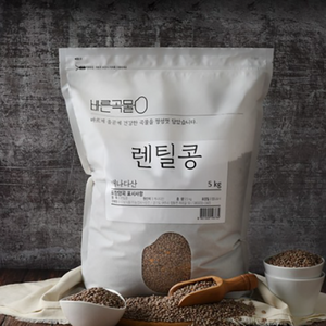 바른곡물 렌틸콩, 5kg, 1개